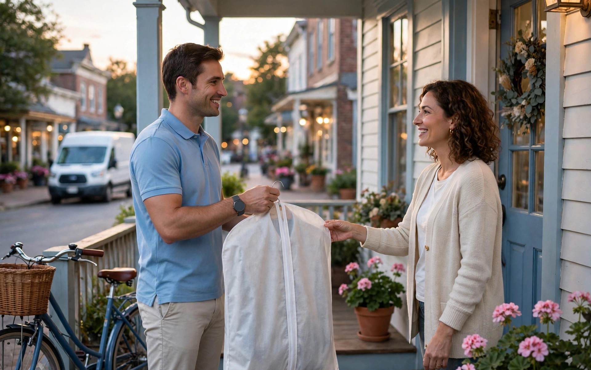 WaterStone Cleaners free pickup and delivery in Jenks, Oklahoma